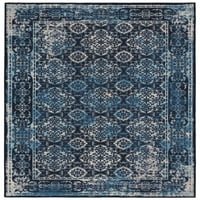 Rugsmith Porto pločica plava tepiha Boho područja, 7'6 9'6