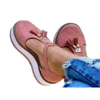 _ / Ženske espadrile, modne sandale, Ležerne cipele s okruglim prstima s resicama, ljetne cipele Na otvorenom