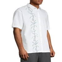 Muška košulja od tkanine s kratkim rukavima i muška košulja od tkanine s kratkim rukavima