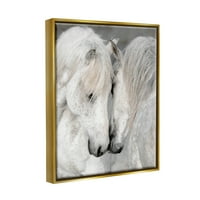 Zagrljaj konjički dvojac divlje životinje i insekti fotografiraju metalni zlato uokvireni umjetnički art art art art