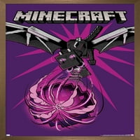 Minecraft-plakat na zidu sa zmajem, 22.375 34