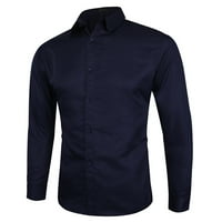 $ / Muški vrhovi dugih rukava ljetne košulje rasprodaja muški novi stil modna čista košulja dugih rukava modna udobna bluza