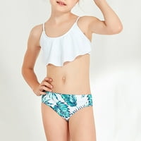 Kupaći kostim za djevojčice, Kratke hlače s dva lista, za djecu od 1 godine, bazen s termalnim izvorima