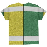 Majica za mlade u zelenoj i žutoj boji u zelenoj i žutoj boji