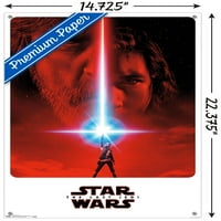 Ratovi zvijezda: Posljednji Jedi - Teaser plakat na zidu s gumbima, 14.725 22.375
