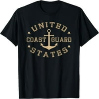 Majica sa slikom sidra obalne straže Sjedinjenih Država za rođendan