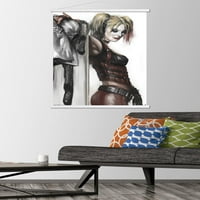 Stripovi-Zidni plakat Harlee Kvinn s drvenim magnetskim okvirom, 22.375 34