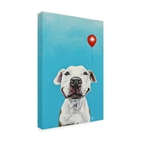 Zaštitni znak likovne umjetnosti 'Party Dog V' Canvas Art by Victoria Coleman