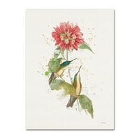Zaštitni znak likovna umjetnost 'Šareni hummingbirds I' platno umjetnost Katie Pertitiet