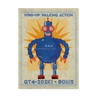 Zaštitni znak likovne umjetnosti 'Boris bo robot' platno umjetnost John W. Golden