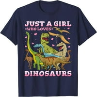 Dinosaur je samo djevojka koja voli Dino majicu s brachiosaurusom