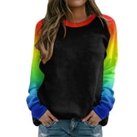 Ženski pulover od donjeg dijela leđa, ležerna majica s dugim rukavima, puloveri, Gornji dijelovi, crni, donji dio leđa