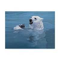 Zaštitni znak likovne umjetnosti 'Polarni medvjed' platno umjetnost Ron Parker