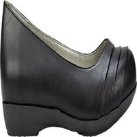 Ženske Ležerne cipele s ravnim potplatom u Crnom poliranom PU 6. M