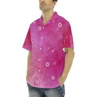 Muške havajske košulje za slobodno vrijeme modne široke košulje kratkih rukava klasične Ležerne bluze Na plaži s cvjetnim printom