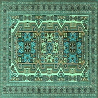 Tradicionalni unutarnji tepisi, Perzijska Tirkizno plava, kvadrat 4'