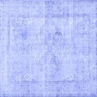 Tvrtka alt pere u stroju pravokutne tradicionalne perzijske plave prostirke za unutarnje prostore, 6 '9'