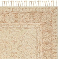 Jugozapadna vunena prostirka za trčanje u boji Bjelokosti, 2'3 5'