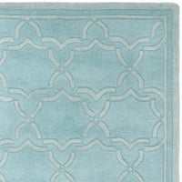 Tepih od vune u geometrijskom uzorku, siva, 2 ' 3 9'