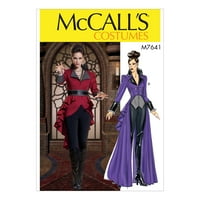 McCall uzorak za kostim Miss jakne s remenom-6-8-10-12-14